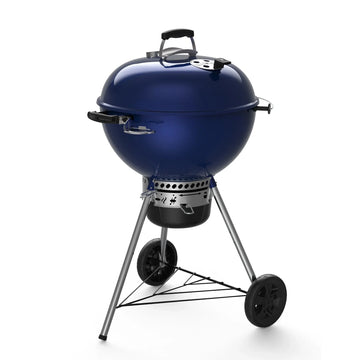 NEW for 2026 Ocean Blue Weber Mastertouch C-5755 Charcoal Kettle Barbecue