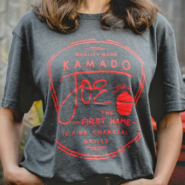 Kamado Joe Grey First Name T Shirt